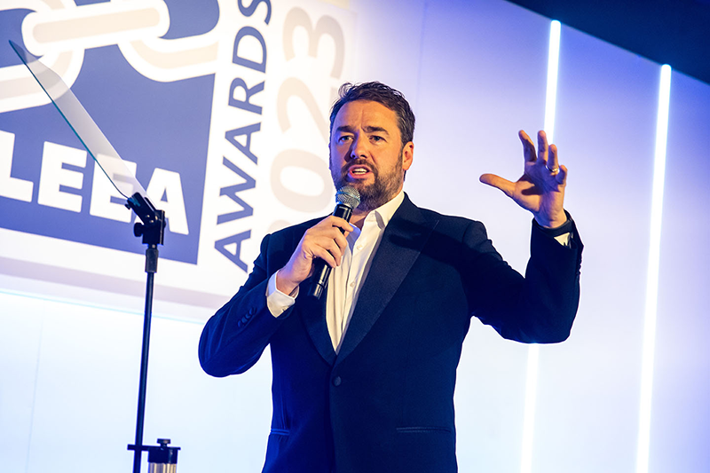 Jason Manford on stage